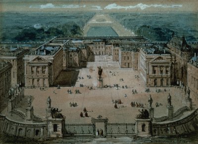 Veduta di Versailles da Luigi Loir